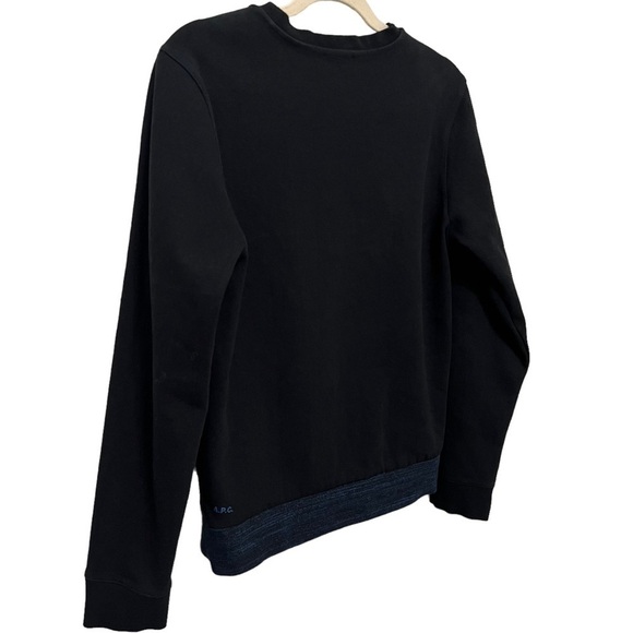 A.P.C Women’s Black & Blue Pullover Size Small - Picture 5 of 8
